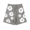 thumbnail image 1 of Pantalones cortos estampados informales para mujeres y hombres, tendencia de moda urbana con bolsillos, pantalones casuales, 1 of 3