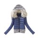 thumbnail image 2 of Puntoco Moda Sólido Mujer Casual Más Grueso Invierno Slim Abrigo Abrigo Puntoco Puntoco-1, 2 of 9