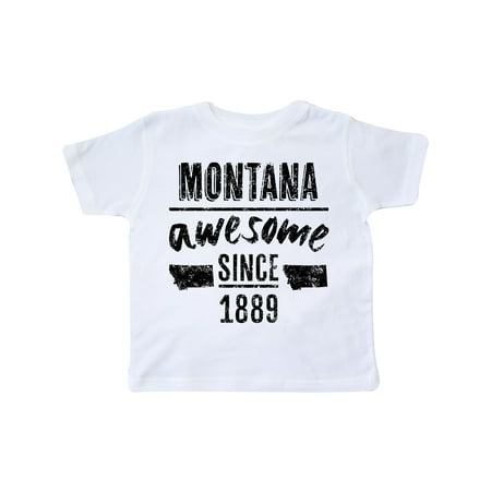 

Inktastic Montana Awesome Since 1889 Gift Toddler Boy or Toddler Girl T-Shirt