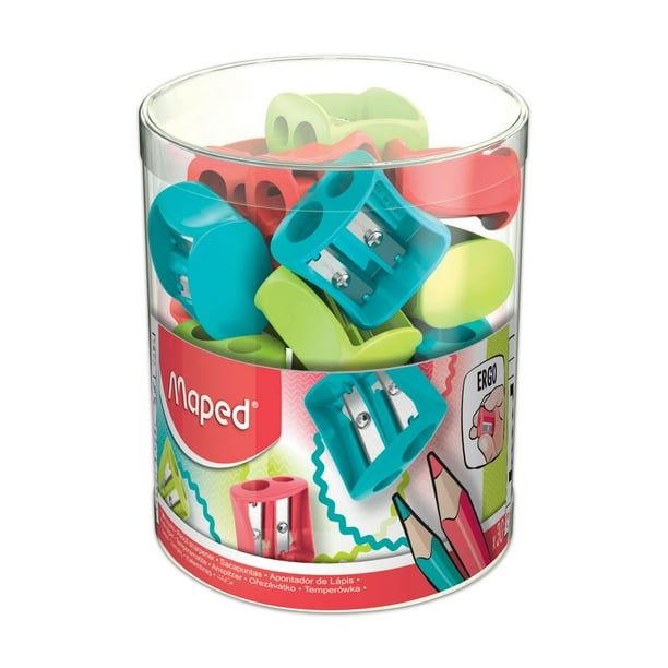 Maped Vivo Compact 2 Hole Graphite & Colored Pencil Sharpeners 30