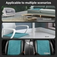 thumbnail image 4 of Puntoco Cojín de gel para hielo para coche, universal, de una sola pieza, para asiento de camión, para todo el año, transpirable, para verano, 4 of 9