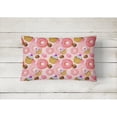 thumbnail image 2 of Watercolor Sweet Pastries Canvas Fabric Decorative Pillow, 2 of 3
