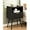 Black, variant on Nightstand with Outlet,Modern Bedside Table with Storage Drawer and Open Wood Shelf, for Living Room, Bedroom and Small Spaces, Accent Night Stand with Solid Wood Legs, Easy Assembly,Brown