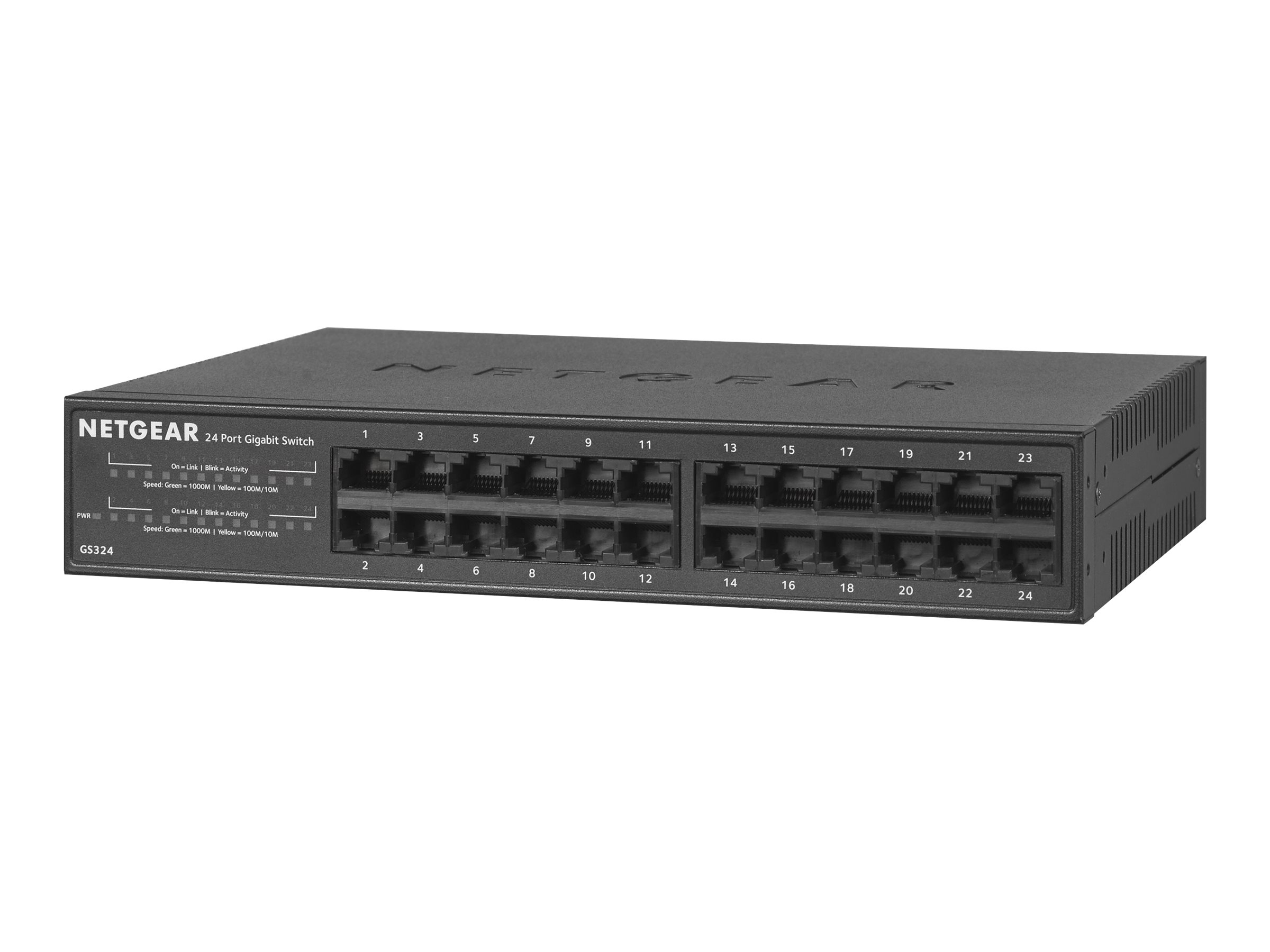 NETGEAR 24-Port Gigabit Ethernet Unmanaged Switch, Desktop/Rackmount (GS324) - image 3 of 5