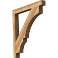 thumbnail image 4 of Ekena Millwork 4"W x 44"D x 44"H Balboa Block Rough Sawn Bracket, Western Red Cedar, 4 of 25