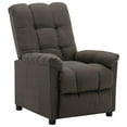 thumbnail image 2 of vidaXL Fauteuil Inclinable Électrique Tissu Taupe, 2 of 5