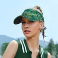 thumbnail image 6 of Xecao Jungle Leopard for Adult Sun Cap offers versatile sun protection with adjustable Velcro for a secure fit., 6 of 8