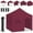 Burgundy, variant on Eurmax Canopy 10' x 10' White Pop-up and Instant Outdoor Canopy with 4 Zipper Sidewalls