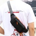 thumbnail image 5 of Riñonera de moda para hombre y mujer, bolso para correr con bolsillos ajustables para cinturón, para senderismo, viajes y caminar, 32x13x4cm, 5 of 5