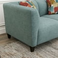thumbnail image 4 of Roundhill Furniture Della Upholstered Stationary Loveseat, Blue, 4 of 10
