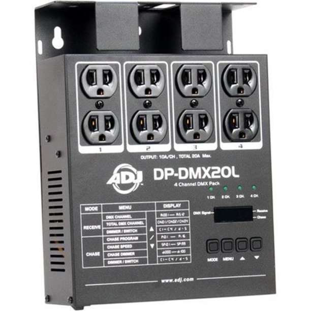 ADJ DPDMX20L 4 Channel DMX Dimmer Pack