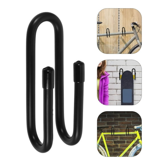 CATIEBYE 1 Set of Surfboard Hanger Surfboard Hooks for Wall Black Aluminum Alloy Display Garage Back to School