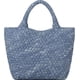 thumbnail image 1 of Bolso tejido para mujer, bolso de mano de cuero vegano, bolso grande de viaje de playa de verano y bolso de hombro retro hecho a mano, 1 of 5