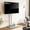 White, variant on FITUEYES Floor TV Stand with Tempered Glass Base and Height Adjustable, White