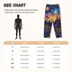 thumbnail image 3 of Fotbe Cosmic Irises At Twilight Pantalones de Pijama para Mujer, Pantalones de Dormir, Pantalones Pj con Cordón y Bolsillos-Large, 3 of 6