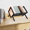 thumbnail image 4 of Luxshiny Magazine Rack Vinyl Record Storage Rack Iron For Adults 1 Set, 4 of 7