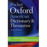 Pocket Oxford American Dictionary and Thesaurus, (Paperback)