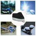 thumbnail image 4 of Phenofice Motorcycle Sunshade Cover Motorbike Cover Black 190T Polyester Fabrics 1Pcs, 4 of 6