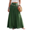 thumbnail image 2 of Boho Maxi Skirts for Women 2026 Summer Cute Flowy Long Skirts Flared A Line Elastic Waist Beach Vacation Resort S, 2 of 8