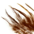 thumbnail image 4 of Uxcell 5-6 Inch Rooster Feathers, 100 Pack Bulk Natural Feathers for Crafts Style 2, Brown, 4 of 5