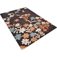 thumbnail image 3 of Rugsotic Carpets Hand Tufted Wool Eco-Friendly Area Rugs - 3'x5', Rectangle, Brown, Modern Contemporary Design, High Pile Handmade Anti Skid Rugs for Living Room, Bed Room (K00689), 3 of 6