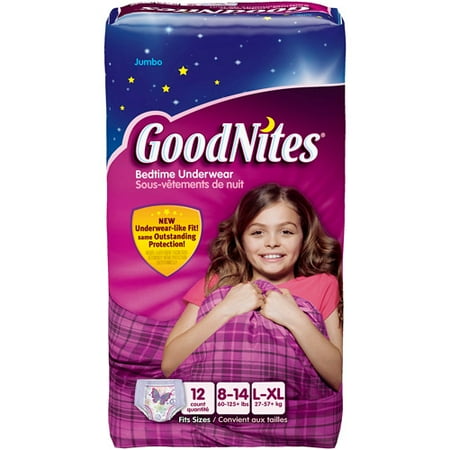 Goodnites Briefs L/xl Girl 12ct