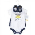 thumbnail image 2 of Hudson Baby Infant Boy Cotton Bodysuit, Shorts and Shoe 3pc Set, Handsome Taco, 6-9 Months, 2 of 5