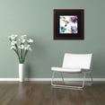thumbnail image 3 of Trademark Fine Art "Spring Nectar Square II" Canvas Art by Lisa Audit, Black Matte, Wood Frame, 3 of 4