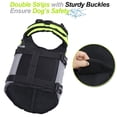 thumbnail image 4 of VIVAGLORY Dog Life Jacket Vest for Swimming, Sports Style, Bright Yellow, XLarge, 4 of 6