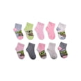 thumbnail image 4 of Star Wars by Star Wars Mandalorian Toddler Girls Ankle Socks Size 4T-5T, Baby Yoda Pink (10 Pack), 4 of 5