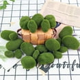 thumbnail image 4 of Visland 12PCS Artificial Moss Rocks, 3 Size Faux Green Moss Covered Stones Green Moss Balls Decorative Fake Moss Decor for Fairy Gardens Floral Arrangements Craft, 4 of 7