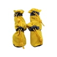 thumbnail image 1 of Dog Winter Boots With Fleece Lining Reflective Tape And Drawstring Closure For Small To Medium Dogs 4 Pack, 1 of 5
