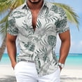 thumbnail image 2 of JAJAHO Mens Hawaiian Shirts Short Sleeve Tropical Button Down Collared Shirts Summer Beach Shirt Vacation Clothes Soft Tops, 2 of 4