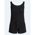 thumbnail image 5 of Joyspun Women’s Sleep Ribbed Modal Tank Top and Shorts Set, Size XS-XL, 2X-3X, 5 of 5
