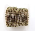 thumbnail image 1 of HUGFEGWE 5Yard High Density 4mm Rhinestone Cup Chain Sew On Glue On DIY Trimming-Crystal Rhinestones for Crafts-Rhinestones for Sewing-Rhinestone Close Chain-Rhinestone Chain for Jewelry Making, 1 of 5