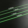thumbnail image 5 of 0.8/1/1.2/1.5/1.8/2mm Silicone Glow Pipe Tube Fishing Hook Line Sleeves Fishing Tackle Tool Tubing Line Sleeve, 5 of 8