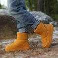 thumbnail image 6 of MEZZALL Child Girls Winter Boots Warm Plush Thick Sole Outdoor Solid Color Cold Weather Footwear Toddler Kids Soft Shoes, 6 of 9