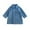 Blue, variant on Odeerbi Toddler Winter Coat Kids Girls Outerwear Jackets 2025 Long Sleeve Button Trench Pocket Long Peacoat Blue