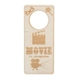 thumbnail image 1 of Door Hanger - Movie in Progress 9x4in Raw Wood, 1 of 1