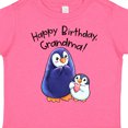 thumbnail image 4 of Inktastic Happy Birthday, Grandma- Cute Penguins Boys or Girls Toddler T-Shirt, 4 of 5