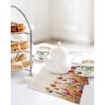 thumbnail image 4 of Pastoral Botanical Kitchen Dish Towels for Drying Dishes Set of 2, Watercolor Spring Summer Flowers Rustic Waffle Weave Microfiber Hand Tea Bathroom Towels Quick Dry & Absorbent Towel 12x12, 4 of 7