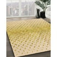 thumbnail image 2 of Ahgly Company Indoor Round Patterned Sun Yellow Area Rugs, 4' Round, 2 of 6