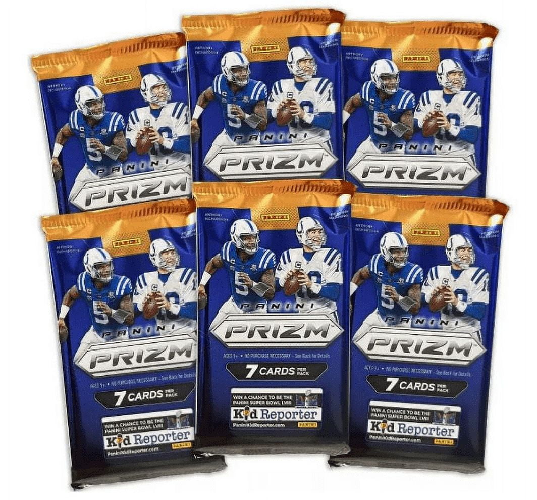 Panini 2023 NFL Prizm Football Mega Box, 5 Pink Prizms, Rookie