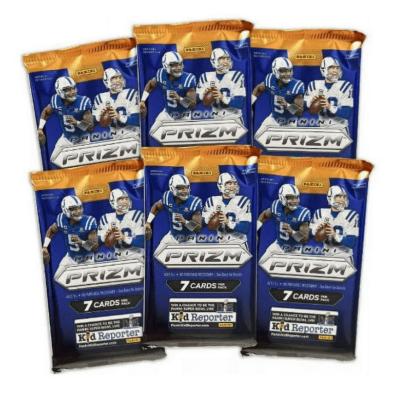 Panini 2023 NFL Prizm Football Mega Box, 5 Pink Prizms, Rookie
