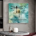 thumbnail image 3 of Painting Canvas Wall Art Ink Dragonfly Nature Insect Giclee Artwork Modern Framed Prints Ready to Hang Wall Paintings for Living Room Bedroom Kitchen Home Decorations 12x12inch, 3 of 6