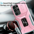 thumbnail image 3 of ShellTech for Samsung Galaxy S24 Ultra Case with Kickstand and Slide Camera Cover [ Military-Grade ] Full Body Drop Tested Protective Cover,Rosegold, 3 of 8