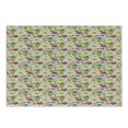 thumbnail image 1 of Fruits Cutting Board, Doodle of Exotic Sun Harvest Cherries Watermelons, Decorative Tempered Glass Cutting and Serving Board, in 3 Sizes, by Ambesonne, 1 of 2