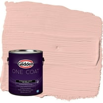 Glidden One Coat Peach Ash / Orange Satin Exterior Paint with Primer, 1 Gallon