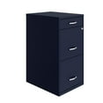 thumbnail image 1 of 18" Deep 3 Drawer Metal Organizer File Cabinet with Pencil Drawer, Navy, 1 of 4