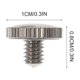 thumbnail image 4 of Tornillos de trompeta de 5pcs Tornillos de extracción de anillos Accesorios de instrumentos musicales (plata), 4 of 5